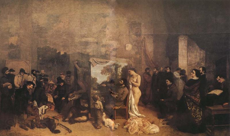 Gustave Courbet Studio Spain oil painting art